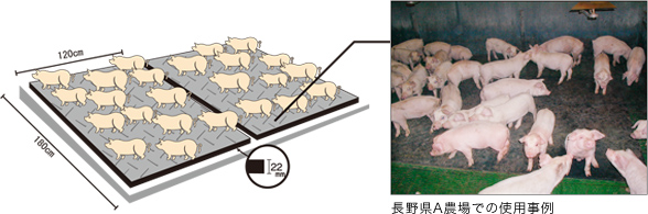 長野県A農場での使用実例